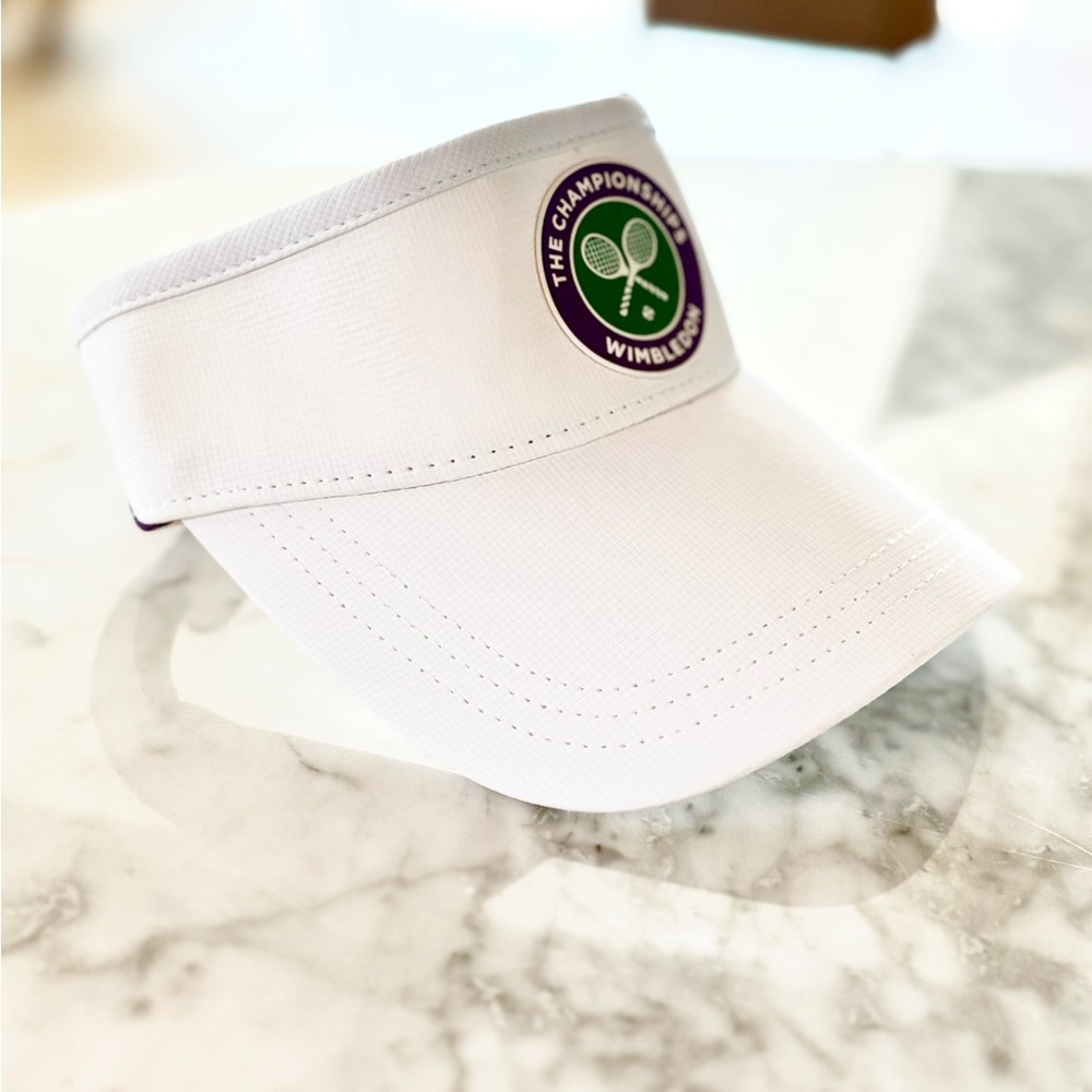 Unisex Wimbledon White Visor bought during Wimbledon at The Wimbledon Shop! NWOT